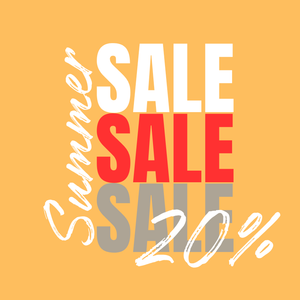THE SUMMER SALE: 20% OFF