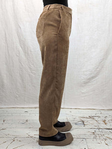 i-Blues CEPPO Corduroy Trousers in CAMEL Blue Woman